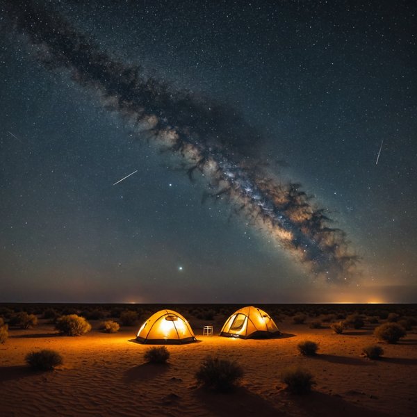 Comment organiser un camping pour une observation des étoiles dans le désert du Kalahari?