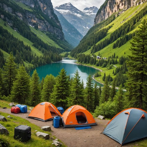 Quels sont les conseils pour camper en toute sécurité dans des zones de vallées étroites?