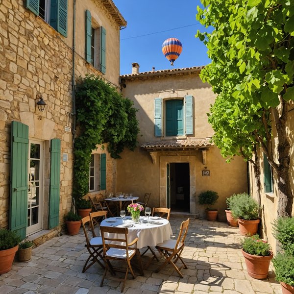 Quels conseils pour louer une maison de vacances en Provence avec des cours de cuisine et des balades en montgolfière?