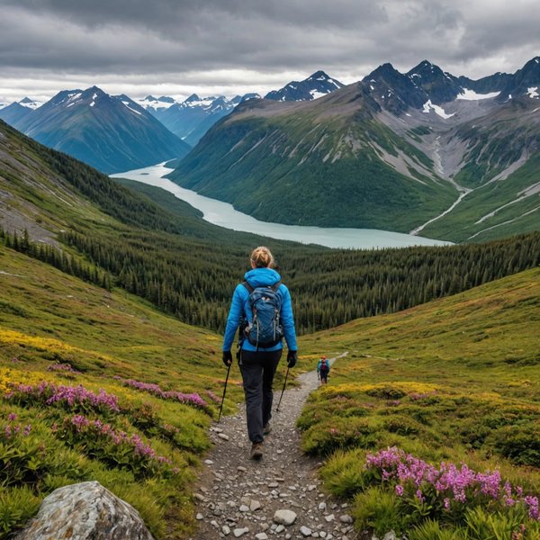 Quels sont les meilleurs conseils pour une randonnée dans les montagnes de l'Alaska, USA : itinéraires et équipements ?